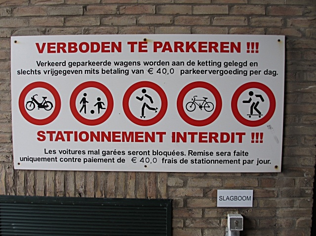 Beveiligde parkeerzone