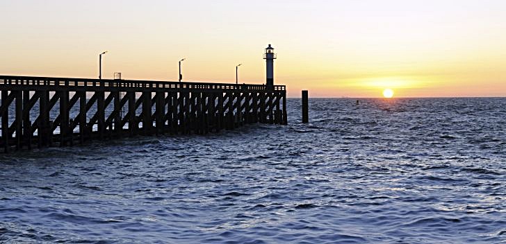 Wandeling langs de kaaien van Nieuwpoort